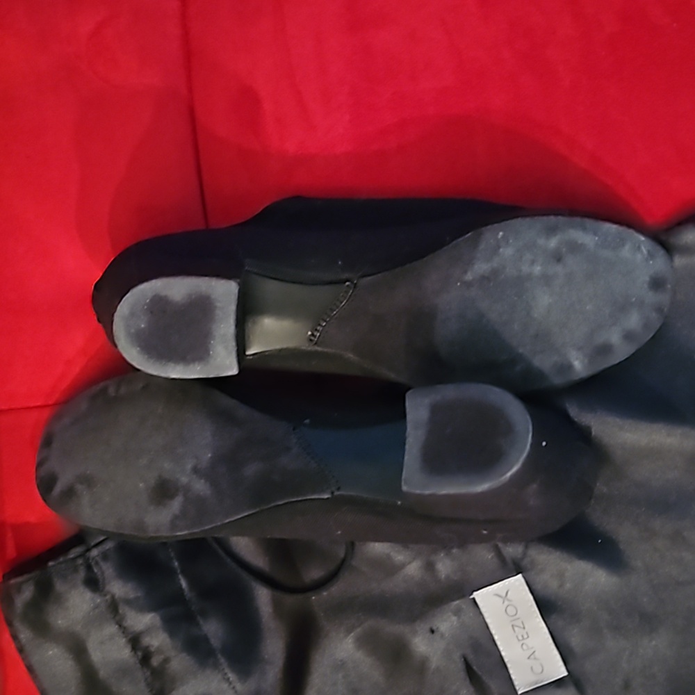 Capezio Ballroom Dance Shoes Black 9 - Picture 4 of 6